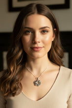 Load image into Gallery viewer, Oak Leaf Necklace, Celtic Jewelry, Acorn Jewelry, Ireland Gift, Irish Jewelry, Scotland Jewelry, Leaf Jewelry, Forest Gift, Graduation Gift