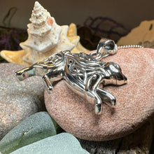 Load image into Gallery viewer, Celtic Rabbit Necklace, Nature Jewelry, Hare Jewelry, Hare Pendant, Animal Jewelry, New Beginnings, Inspirational Gift, Wife Gift, Mom Gift