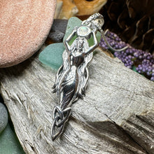 Load image into Gallery viewer, Goddess Necklace, Danu Pendant, Celtic Jewelry, Anniversary Gift, Celestial Jewelry, Amethyst Necklace, Irish Jewelry, Mom Gift, Wife Gift