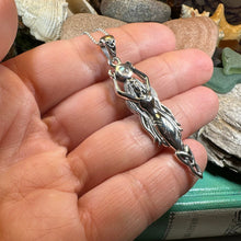 Load image into Gallery viewer, Goddess Necklace, Danu Pendant, Celtic Jewelry, Anniversary Gift, Celestial Jewelry, Amethyst Necklace, Irish Jewelry, Mom Gift, Wife Gift