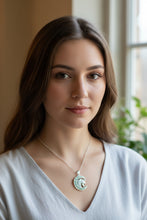 Load image into Gallery viewer, Unicorn Necklace, Scotland Jewelry, Crescent Moon Pendant, Mythical Creature, Graduation Gift, Anniversary Gift, Scottish Gift, Moon Jewelry