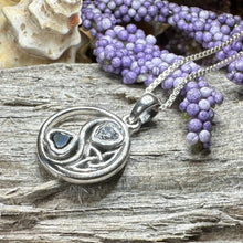 Load image into Gallery viewer, Yin Yang Necklace, Celtic Jewelry, Petite Irish Jewelry, Wiccan Jewelry, Yin Yang Pendant, Pagan Jewelry, Chinese Symbol Jewelry, Wife Gift