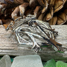 Load image into Gallery viewer, Luckenbooth Brooch, Scotland Jewelry, Bridal Pin, Mom Gift, Friendship Gift, Sister, Girlfriend Gift, Anniversary Gift, Scottish Bride Pin