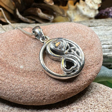 Load image into Gallery viewer, Yin Yang Necklace, Celtic Jewelry, Petite Irish Jewelry, Wiccan Jewelry, Yin Yang Pendant, Pagan Jewelry, Chinese Symbol Jewelry, Wife Gift