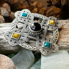 Load image into Gallery viewer, Celtic Knot Brooch, Celtic Pin, Irish Jewelry, Scotland Jewelry, Wiccan Jewelry, Mom Gift, Wife Gift, Ireland Pin, Outlander Jewelry