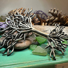 Load image into Gallery viewer, Tree of Life Brooch, Celtic Jewelry, Irish Jewelry, Celtic Brooch, Celtic Pin, Mom Gift, Anniversary Gift, Heart Pin, Friendship Gift