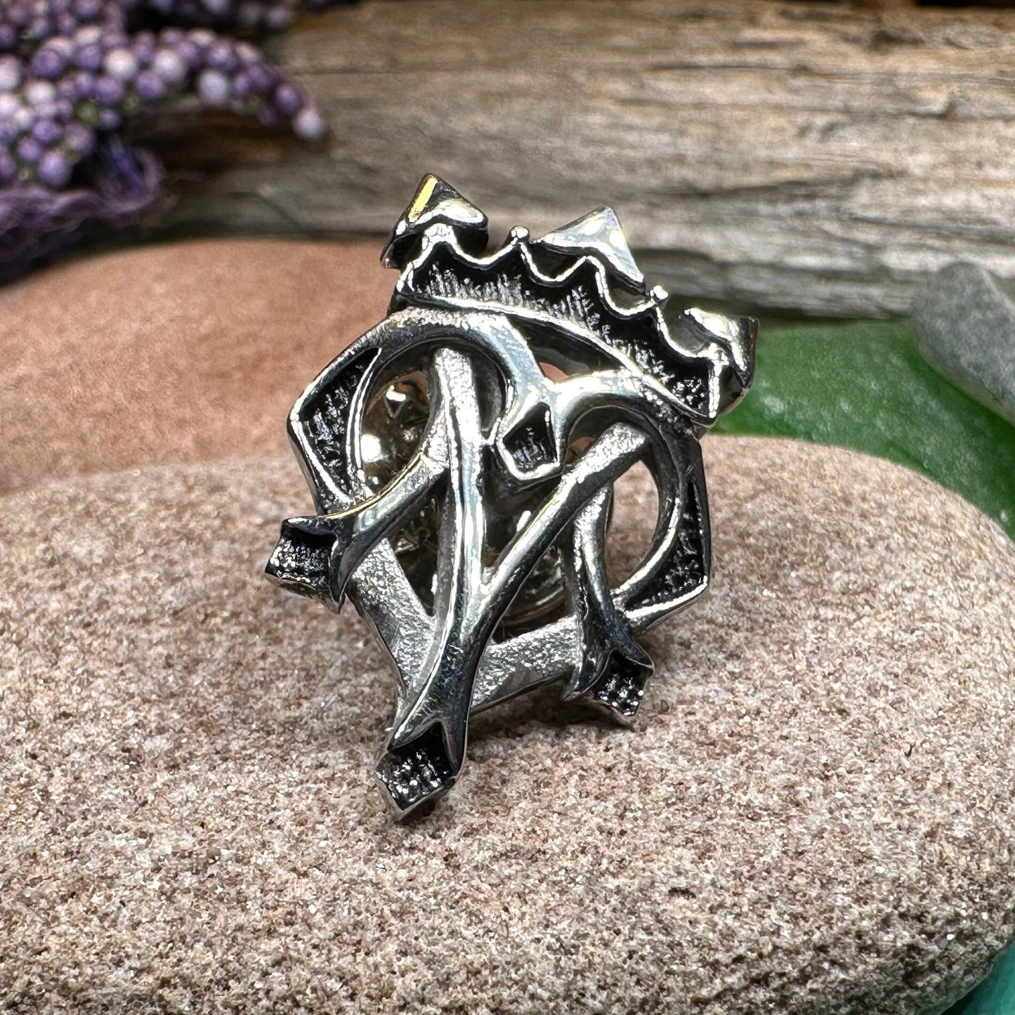 Luckenbooth Brooch, Scotland Jewelry, Men's Lapel Pin, Tie Pin, Friendship Gift, Best Man Gift, Anniversary Gift, Scottish Groom Pin