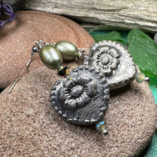 Load image into Gallery viewer, Victorian Pearl Earrings, Crystal Jewelry, Heart Long Earrings, Beaded Drop Earrings, Mom Gift, Sister Gift, Friendship Gift, Nature Jewelry