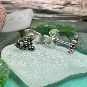 Thistle Earrings, Flower Jewelry, Scotland Jewelry, Celtic Jewelry, Graduation Gift, Anniversary Gift, Stud Earrings, Nature Jewelry