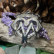 Load image into Gallery viewer, Luckenbooth Brooch, Scotland Jewelry, Bridal Pin, Mom Gift, Friendship Gift, Sister, Girlfriend Gift, Anniversary Gift, Scottish Bride Pin