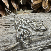 Load image into Gallery viewer, Celtic Earrings, Love Knot Earrings, Irish Jewelry, Ireland Gift, Scotland Jewelry, Mom Gift, Sister's Knot, Scottish Jewelry, Norse Jewelry