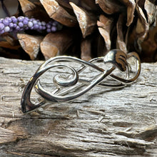 Load image into Gallery viewer, Mackintosh Brooch, Scotland Jewelry, Mackintosh Leaf Pin, Silver Celtic Pin, Scarf Pin, Silver Pin, Mom Gift, Girlfriend, Graduation Gift