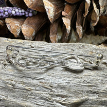 Load image into Gallery viewer, Mackintosh Brooch, Scotland Jewelry, Mackintosh Leaf Pin, Silver Celtic Pin, Scarf Pin, Silver Pin, Mom Gift, Girlfriend, Graduation Gift