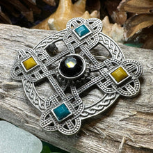 Load image into Gallery viewer, Celtic Knot Brooch, Celtic Pin, Irish Jewelry, Scotland Jewelry, Wiccan Jewelry, Mom Gift, Wife Gift, Ireland Pin, Outlander Jewelry