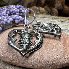 Load image into Gallery viewer, Thistle Earrings, Celtic Jewelry, Scotland Jewelry, Outlander Jewelry, Girlfriend Gift, Sister Gift, Mom Gift, Nature Jewelry, Wife Gift