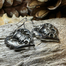 Load image into Gallery viewer, Thistle Earrings, Celtic Jewelry, Scotland Jewelry, Outlander Jewelry, Girlfriend Gift, Sister Gift, Mom Gift, Nature Jewelry, Wife Gift