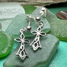 Load image into Gallery viewer, Celtic Cross Earrings, Irish Cross, Religious Jewelry, Post Earrings, Christian Jewelry, Bridal Jewelry, Confirmation Gift, Ireland Gift