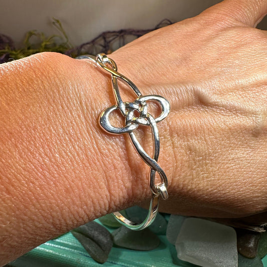 Celtic Knot Bracelet, Celtic Jewelry, Irish Jewelry, Love Knot Jewelry, Bridal Jewelry, Scotland Jewelry, Wife Gift, Ireland Gift, Mom Gift