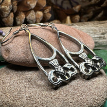 Load image into Gallery viewer, Thistle Earrings, Celtic Jewelry, Scotland Jewelry, Outlander Jewelry, Girlfriend Gift, Sister Gift, Mom Gift, Nature Jewelry, Wife Gift