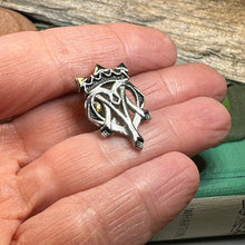 Load image into Gallery viewer, Luckenbooth Brooch, Scotland Jewelry, Men's Lapel Pin, Tie Pin, Friendship Gift, Best Man Gift, Anniversary Gift, Scottish Groom Pin