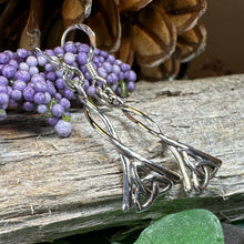 Load image into Gallery viewer, Celtic Knot Earrings, Irish Jewelry, Scotland Jewelry, Ireland Gift, Anniversary Gift, Mom Gift, Wife Gift, Trinity Knot Drop Earrings
