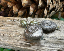 Load image into Gallery viewer, Victorian Pearl Earrings, Crystal Jewelry, Heart Long Earrings, Beaded Drop Earrings, Mom Gift, Sister Gift, Friendship Gift, Nature Jewelry