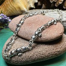 Load image into Gallery viewer, Claddagh Bracelet, Irish Jewelry, Celtic Bracelet, Bridal Jewelry, Girlfriend Gift, Wife Gift, Heart Jewelry, Ireland Gift, Anniversary Gift