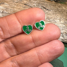 Load image into Gallery viewer, Celtic Spiral Earrings, Irish Stud Earrings, Triskele Jewelry, Celtic Jewelry, Irish Jewelry, Wiccan Jewelry, Celtic Earrings, Triple Spiral