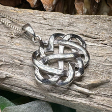 Load image into Gallery viewer, Heart Necklace, Irish Jewelry, Celtic Pendant, Scotland Jewelry, Love Knot Jewelry, Anniversary Gift, Infinity Jewelry, Celtic Knot Gift
