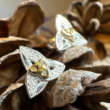 Load image into Gallery viewer, Trinity Knot Earrings, Celtic Knot Stud Earrings, Celtic Jewelry, Anniversary Gift, Irish Jewelry, Graduation Gift, Wiccan Scotland Jewelry