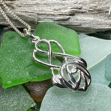 Load image into Gallery viewer, Mackintosh Rose Necklace, Scotland Jewelry, Celtic Jewelry, Rose Jewelry, Art Deco Pendant, Anniversary Gift, Scottish Necklace, Wife Gift