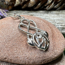 Load image into Gallery viewer, Mackintosh Rose Necklace, Scotland Jewelry, Celtic Jewelry, Rose Jewelry, Art Deco Pendant, Anniversary Gift, Scottish Necklace, Wife Gift
