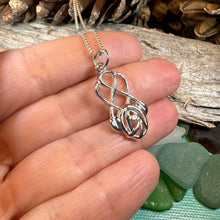 Load image into Gallery viewer, Mackintosh Rose Necklace, Scotland Jewelry, Celtic Jewelry, Rose Jewelry, Art Deco Pendant, Anniversary Gift, Scottish Necklace, Wife Gift