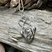Load image into Gallery viewer, Mackintosh Rose Necklace, Scotland Jewelry, Celtic Jewelry, Rose Jewelry, Art Deco Pendant, Anniversary Gift, Scottish Necklace, Wife Gift