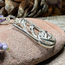 Load image into Gallery viewer, Mackintosh Rose Necklace, Scotland Jewelry, Celtic Jewelry, Rose Jewelry, Art Deco Pendant, Anniversary Gift, Scottish Necklace, Wife Gift