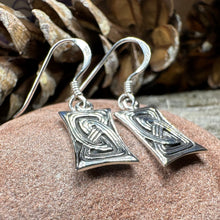 Load image into Gallery viewer, Celtic Knot Earrings, Celtic Jewelry, Irish Jewelry, Scotland Jewelry, Sterling Silver, Pagan Jewelry, Scottish Jewelry, Anniversary Gift