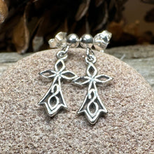 Load image into Gallery viewer, Celtic Cross Earrings, Irish Cross, Religious Jewelry, Post Earrings, Christian Jewelry, Bridal Jewelry, Confirmation Gift, Ireland Gift