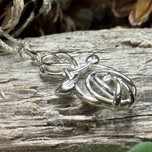 Load image into Gallery viewer, Mackintosh Rose Necklace, Scotland Jewelry, Celtic Jewelry, Rose Jewelry, Art Deco Pendant, Anniversary Gift, Scottish Necklace, Wife Gift