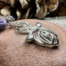 Load image into Gallery viewer, Mackintosh Rose Necklace, Scotland Jewelry, Celtic Jewelry, Rose Jewelry, Art Deco Pendant, Anniversary Gift, Scottish Necklace, Wife Gift