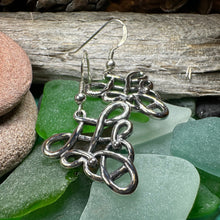 Load image into Gallery viewer, Celtic Knot Earrings, Irish Jewelry, Celtic Jewelry, Mom Gift, Anniversary Gift, Scotland Jewelry, Wife Gift, Love Knot Jewelry, Sister Gift