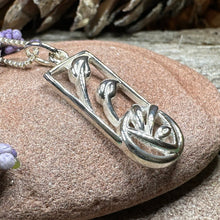 Load image into Gallery viewer, Mackintosh Rose Necklace, Scotland Jewelry, Celtic Jewelry, Rose Jewelry, Art Deco Pendant, Anniversary Gift, Scottish Necklace, Wife Gift