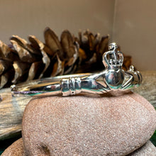 Load image into Gallery viewer, Claddagh Bracelet, Celtic Jewelry, Irish Jewelry, Ireland Gift, Bridal Jewelry, Heart Jewelry, Girlfriend Gift, Wife Gift, Anniversary Gift