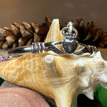 Load image into Gallery viewer, Claddagh Bracelet, Celtic Jewelry, Irish Jewelry, Ireland Gift, Bridal Jewelry, Heart Jewelry, Girlfriend Gift, Wife Gift, Anniversary Gift