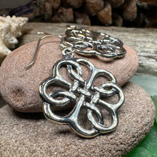 Load image into Gallery viewer, Celtic Knot Earrings, Irish Jewelry, Celtic Jewelry, Mom Gift, Anniversary Gift, Scotland Jewelry, Wife Gift, Love Knot Jewelry, Sister Gift