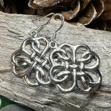 Load image into Gallery viewer, Celtic Knot Earrings, Irish Jewelry, Celtic Jewelry, Mom Gift, Anniversary Gift, Scotland Jewelry, Wife Gift, Love Knot Jewelry, Sister Gift