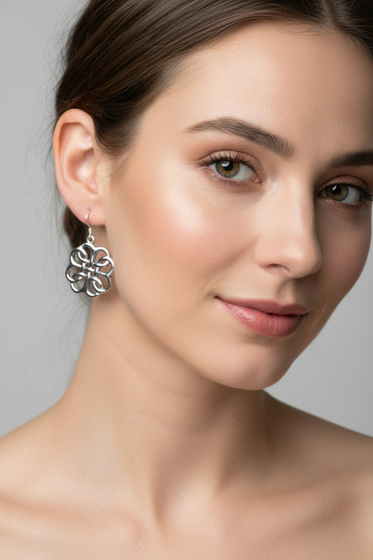 Celtic Knot Earrings, Irish Jewelry, Celtic Jewelry, Mom Gift, Anniversary Gift, Scotland Jewelry, Wife Gift, Love Knot Jewelry, Sister Gift
