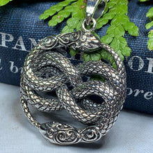 Load image into Gallery viewer, Celtic Knot Necklace, Celtic Jewelry, Snake Jewelry, Ireland Gift, Scotland Jewelry, Mom Gift, Irish Jewelry, Norse Jewelry, Viking Jewelry