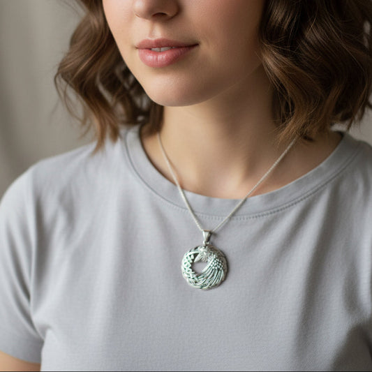 Colton Celtic Raven Necklace — view 2