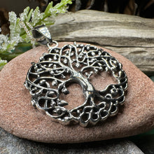 Load image into Gallery viewer, Tree of Life Necklace, Celtic Jewelry, Irish Pendant, Tree Jewelry, Mom Gift, Anniversary Gift, Sterling Silver, Graduation Gift, Wife Gift