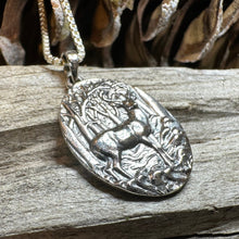 Load image into Gallery viewer, Stag Necklace, Scotland Jewelry, Scottish Stag, Hunter Gift, Nature Jewelry, Pagan Jewelry, Hunting, Wildlife, Deer Hunter, Wiccan Jewelry